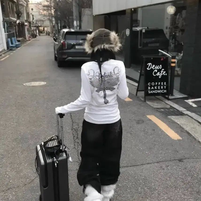 [BUNJANG] Open Yy Fou Corduroy Earflap Cap - Khaki / [새상품]오픈와이와이 포우 퍼 코듀로이 이어플랩 캡 카키