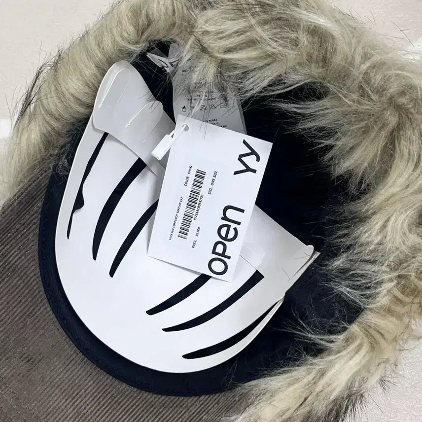 [BUNJANG] Open Yy Fou Corduroy Earflap Cap - Khaki / [새상품]오픈와이와이 포우 퍼 코듀로이 이어플랩 캡 카키
