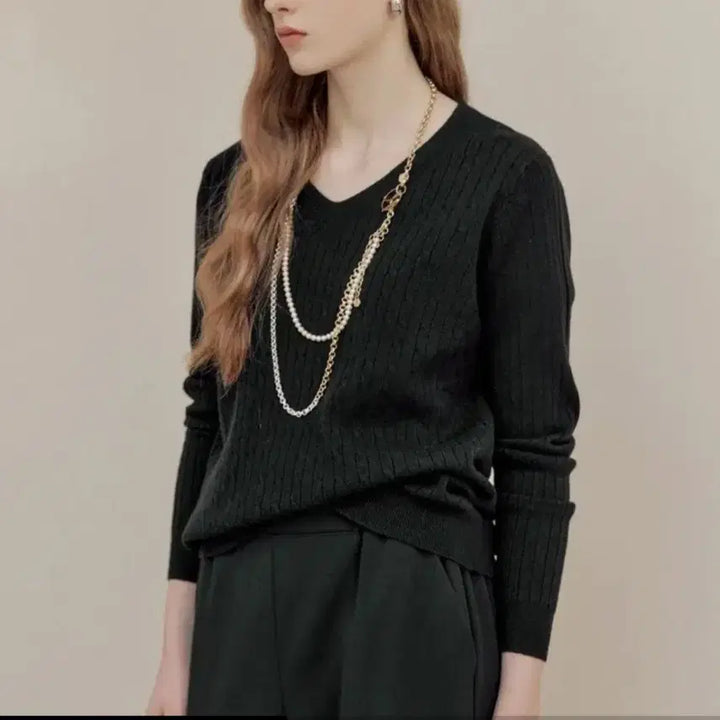 [BUNJANG] MAJA Cable Knit Sweater / 마쟈 케이블 니트 새상품