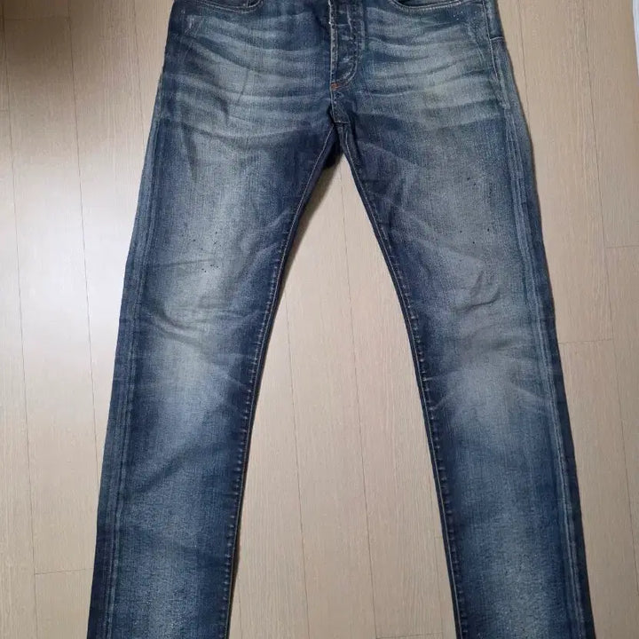 [BUNJANG] Dior Homme 08SS Under My Car Red Paint Jeans / [32] 디올옴므 08SS 언더마이카 레페진 레드페인트진