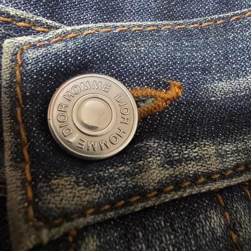 [BUNJANG] Dior Homme 08SS Under My Car Red Paint Jeans / [32] 디올옴므 08SS 언더마이카 레페진 레드페인트진