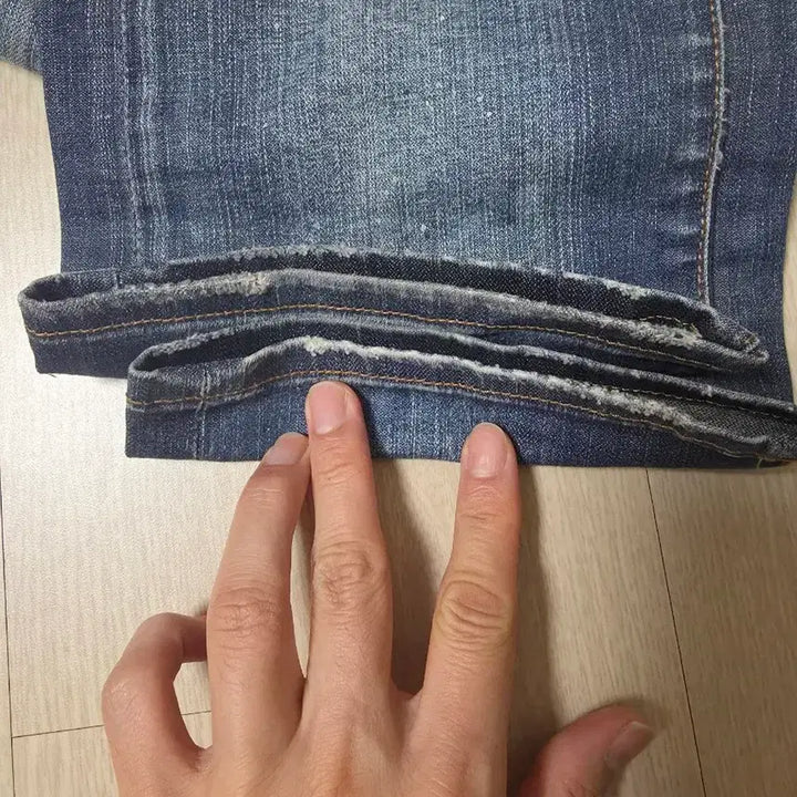 [BUNJANG] Dior Homme 08SS Under My Car Red Paint Jeans / [32] 디올옴므 08SS 언더마이카 레페진 레드페인트진