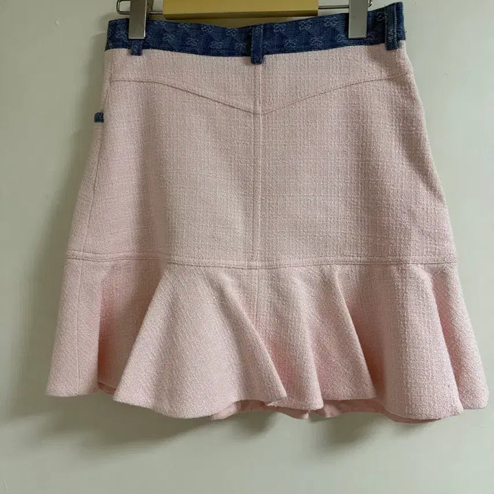 [BUNJANG] Sandro Tweed Denim Skirt / 정품)산드로 트위드 데님 스커트36