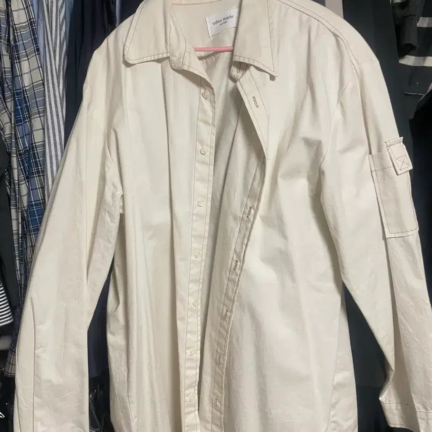 [BUNJANG] Edenmade Ivory Shirt / 이든메이드 아이보리 셔츠