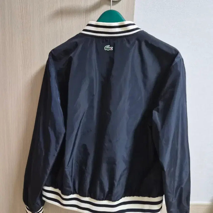 [BUNJANG] Lacoste Navy Varsity Jacket / 라코스테 네이비 봄버 자켓