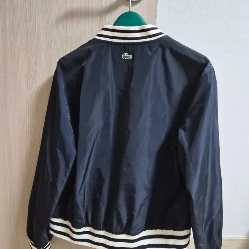 [BUNJANG] Lacoste Navy Varsity Jacket / 라코스테 네이비 봄버 자켓