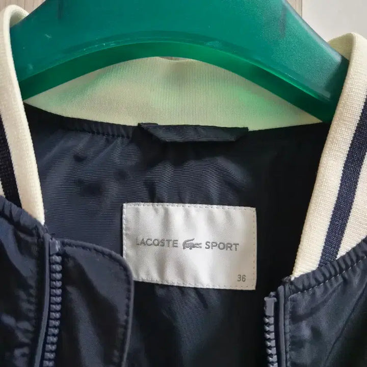 [BUNJANG] Lacoste Navy Varsity Jacket / 라코스테 네이비 봄버 자켓