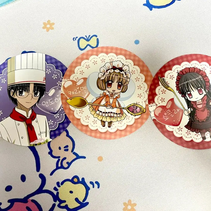 [BUNJANG] Dreaming Pastry Chef Hand Towel + Coaster Bundle / 꿈빛파티시엘 핸드타월 + 코스터 3종 일괄