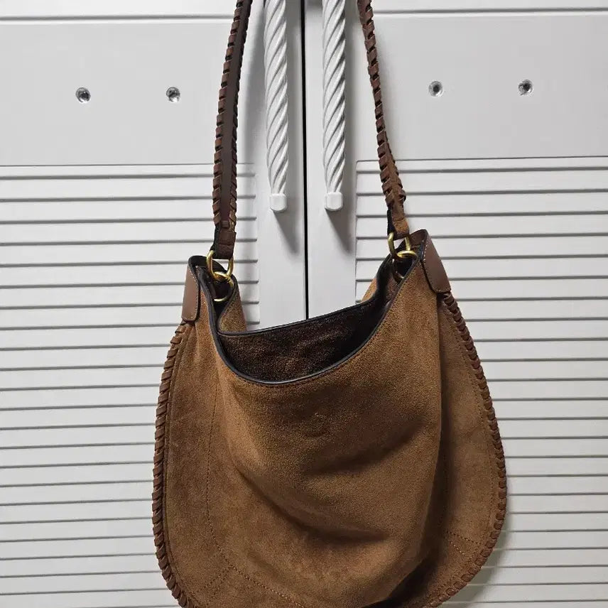 [BUNJANG] Gogirl Real Suede Hobo Bag / (고걸) 리얼스웨이드가방