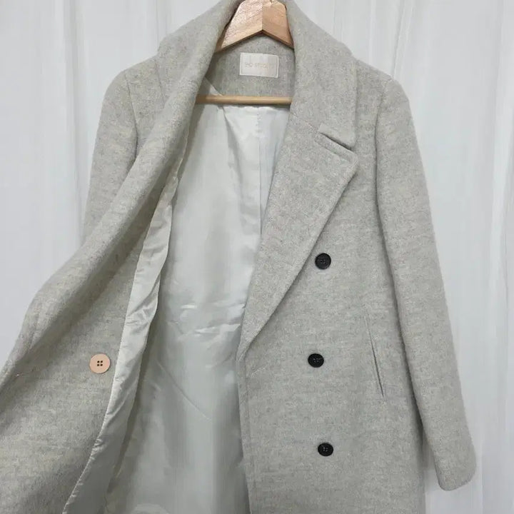 [BUNJANG] ENC Double Button Wool Coat / 66 이앤씨 enc 더블 버튼 모직 여성 코트 여자 캐주얼 패션 빈티지