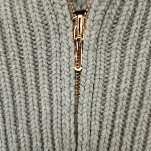 [BUNJANG] Mint Half-Zip Knit / 민트 반집업 니트