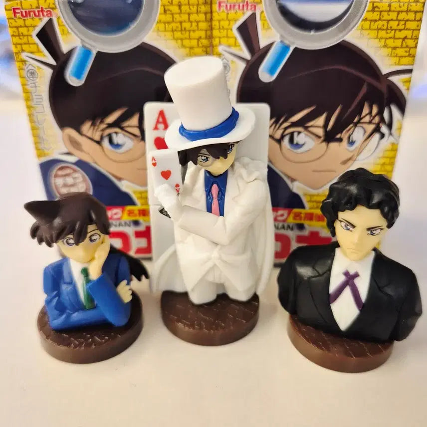 [BUNJANG] Detective Conan Choco Egg Figure Bundle Set / 일괄 명탐정 코난 초코에그 피규어 이오리 모리란 괴도키드