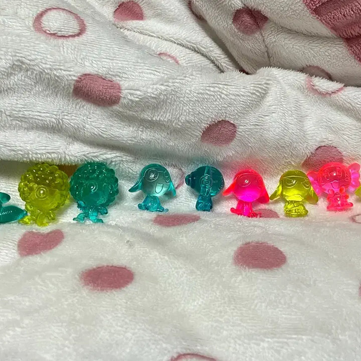 [BUNJANG] Keroro Transparent Figure 9-Piece Set / 고전 초희귀템 케로로 투명 피규어 9종 세트