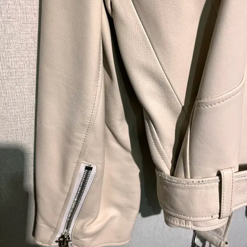 [BUNJANG] Selectism Lambskin White Jacket / 양가죽 자켓 화이트