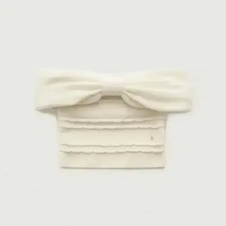 [SOLD OUT] 더바넷 리본 오프숄더 니트 탑 Ribbon Off-Shoulder