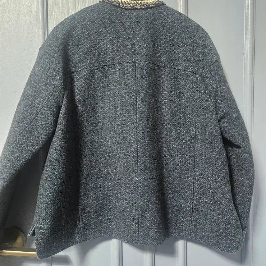 [BUNJANG] CC Collect Tweed Round Neck Jacket / CC collect 트위드 라운드넥 자켓