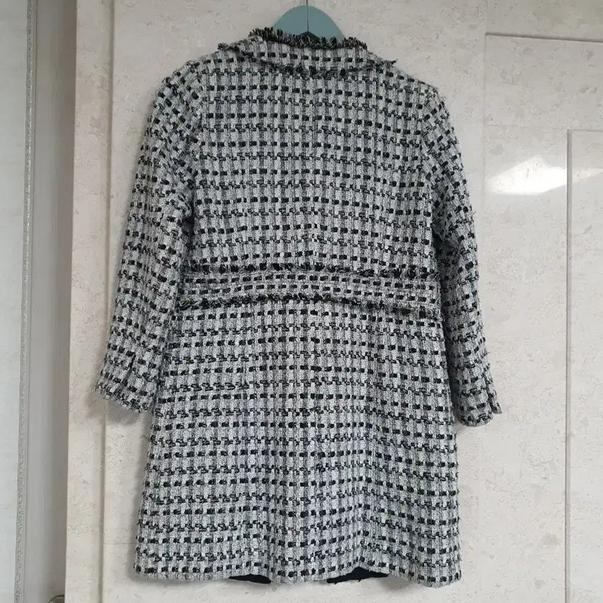 [BUNJANG] Jill Stuart Tweed Long Coat / 질바이질스튜어트 트위드 롱 코트