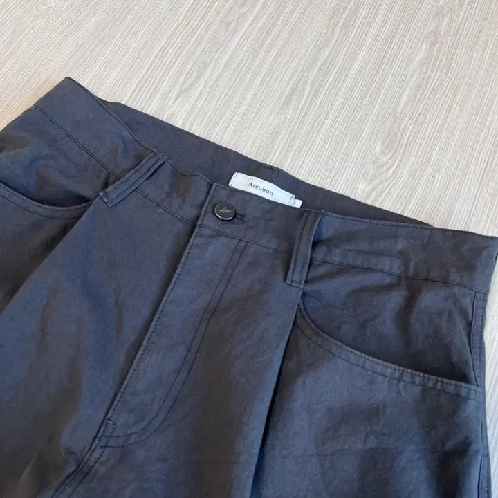 [BUNJANG] Arvan Section Line Washed Pants Charcoal Chino / 아르반 섹션 라인 워시드 팬츠 차콜 치노