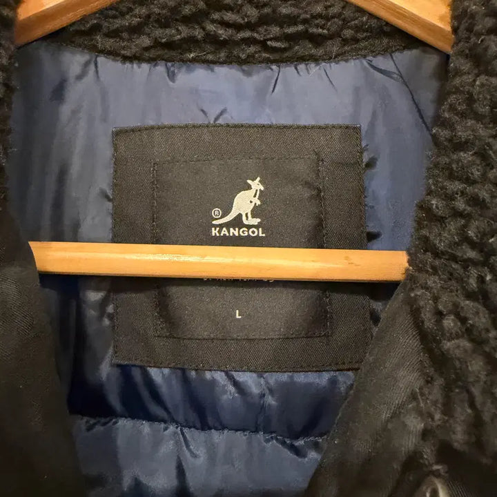 [BUNJANG] Kangol Street Quilted Jumper Black L / 캉골 스트릿 누빔 점퍼 L 블랙