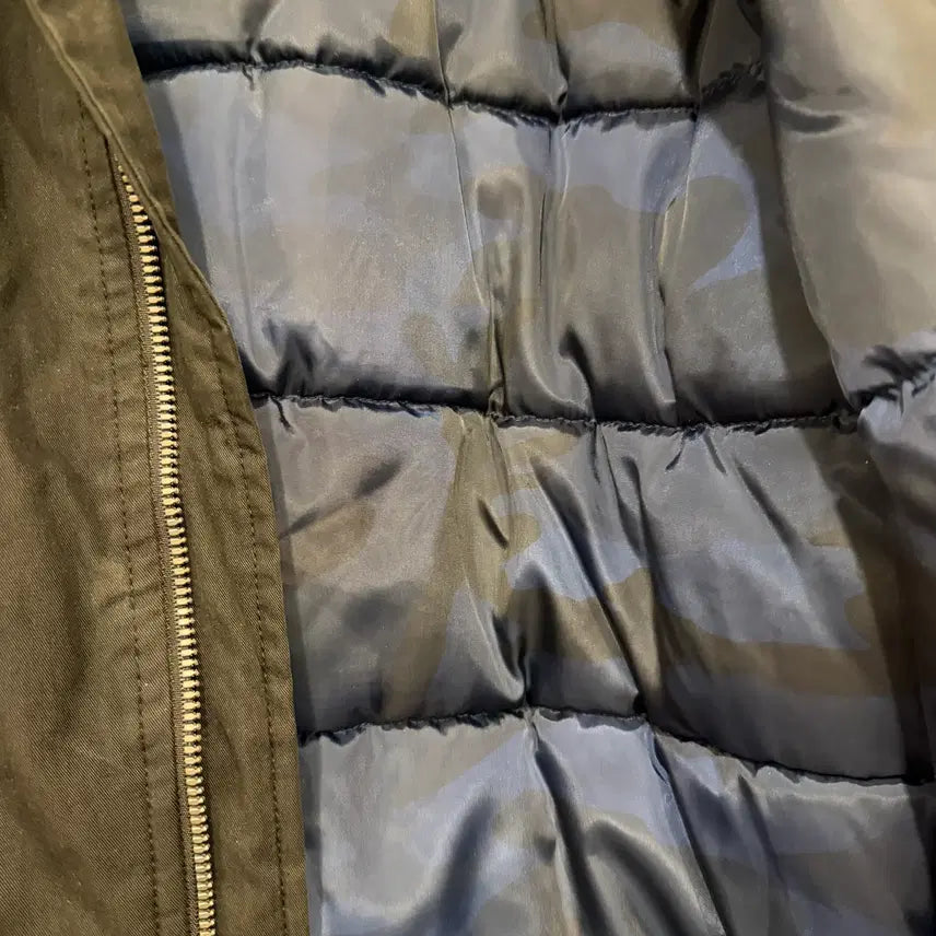 [BUNJANG] Kangol Street Quilted Jumper Black L / 캉골 스트릿 누빔 점퍼 L 블랙