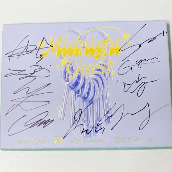 [BUNJANG] fromis_9 Midnight Guest Signed CD / 프로미스나인 'Midnight Guest' 사인CD