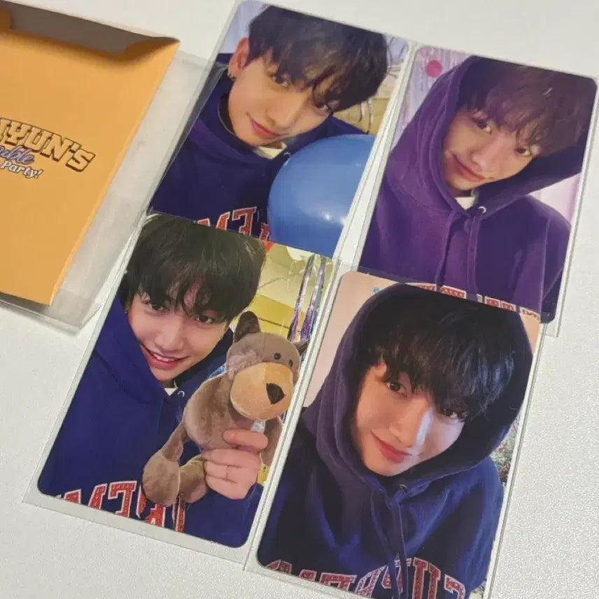 [BUNJANG] BOYNEXTDOOR Jaehyun Birthday Photocard Set / 2025 보넥도 명재현 생일 포카세트 엠디 셀포4장 컨포x