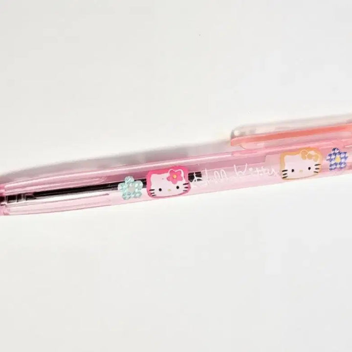 [BUNJANG] Kao Hana Kitty Ballpoint Pen Set / 카오하나 키티 볼펜, 체크 키티 볼펜