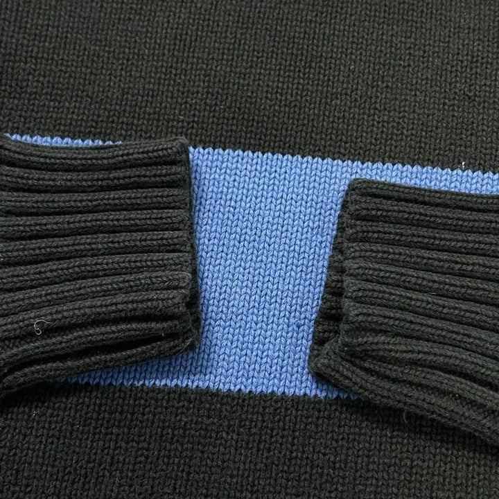 [SOLD OUT] 폴로 랄프로렌 스트라이프 하프집업 니트