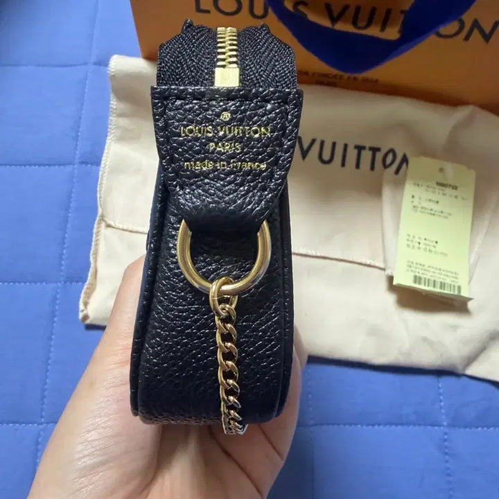 [BUNJANG] Louis Vuitton Mini Pochette Accessoires Empreinte Black / 루이비통 미니 포쉐트 악세수아 앙프렝뜨 블랙