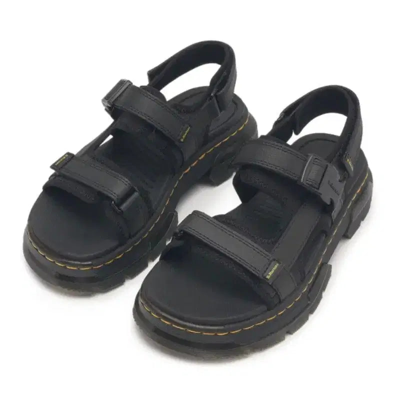 [BUNJANG] Dr. Martens Poster Poly Webbing Sandals (Black, 250) / 닥터마틴 포스터 폴리 웨빙 샌들 블랙 250