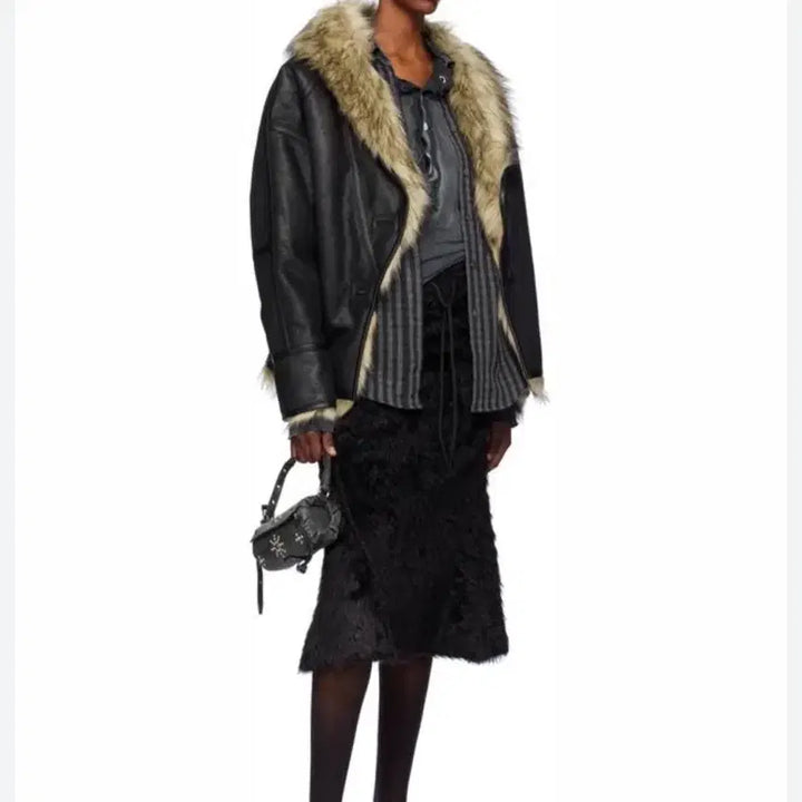 [BUNJANG] Open YY Reversible Faux Fur Jacket / open yy 퍼자켓