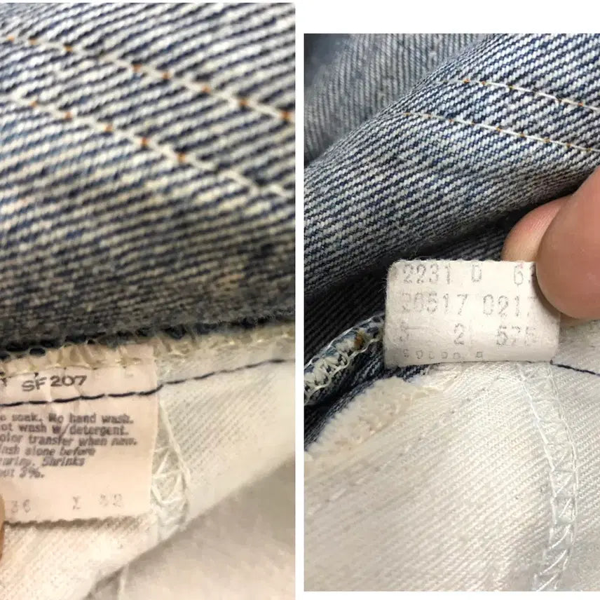 [BUNJANG] Levi's 517 Orange Tab Vintage Bootcut Jeans / 80s리바이스 (82년)오렌지탭 517 부츠컷 허리36 둘레90.5