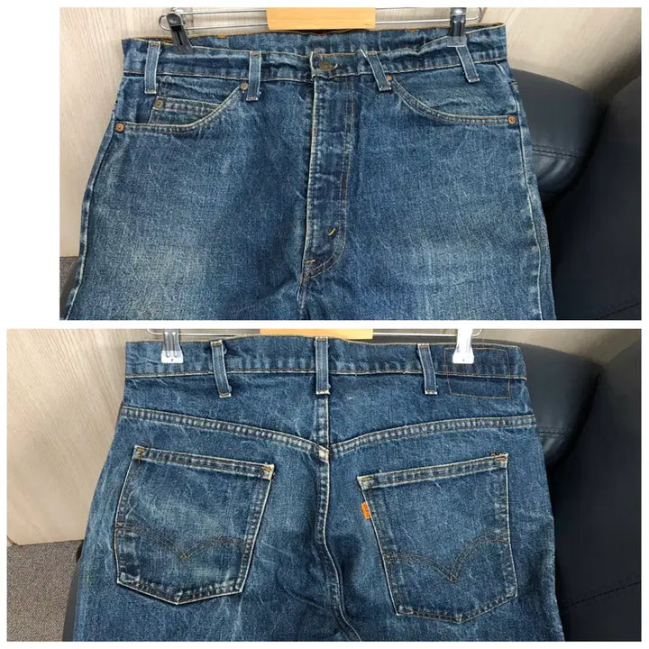 [BUNJANG] Levi's 517 Orange Tab Vintage Bootcut Jeans / 80s리바이스 (82년)오렌지탭 517 부츠컷 허리36 둘레90.5