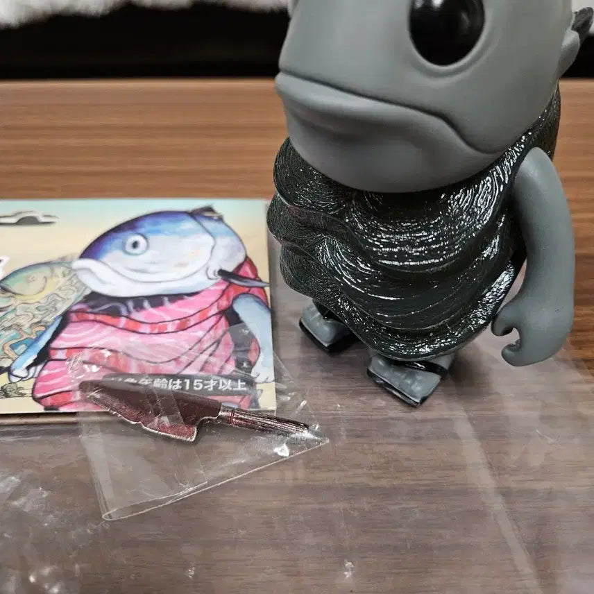 [BUNJANG] Mamemoyashi Maguro Soft Vinyl Art Toy - Black / 마메모야시 마구로 소프비 아트토이 블랙