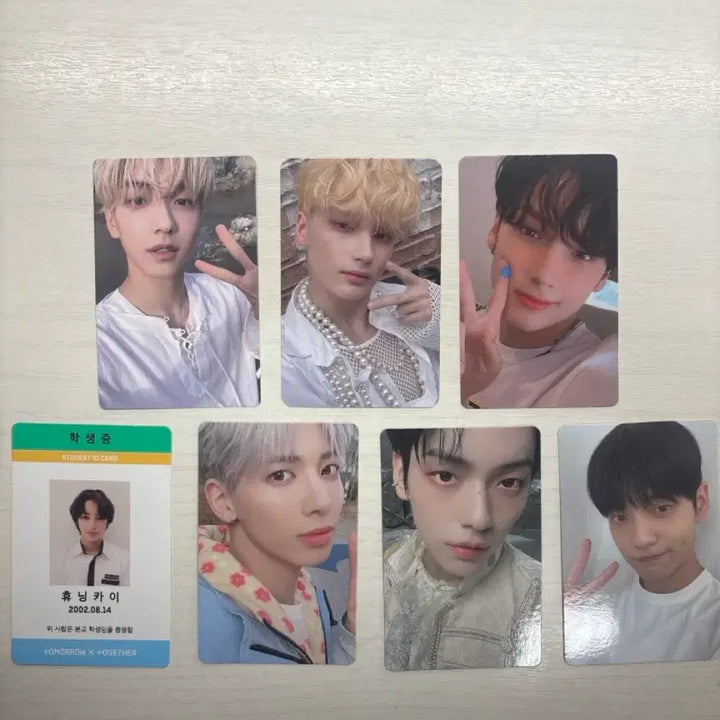 투모로우바이투게더 수빈/태현/휴닝카이 포카