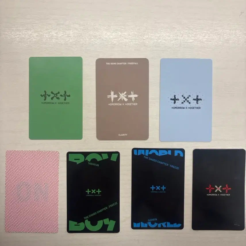 투모로우바이투게더 수빈/태현/휴닝카이 포카