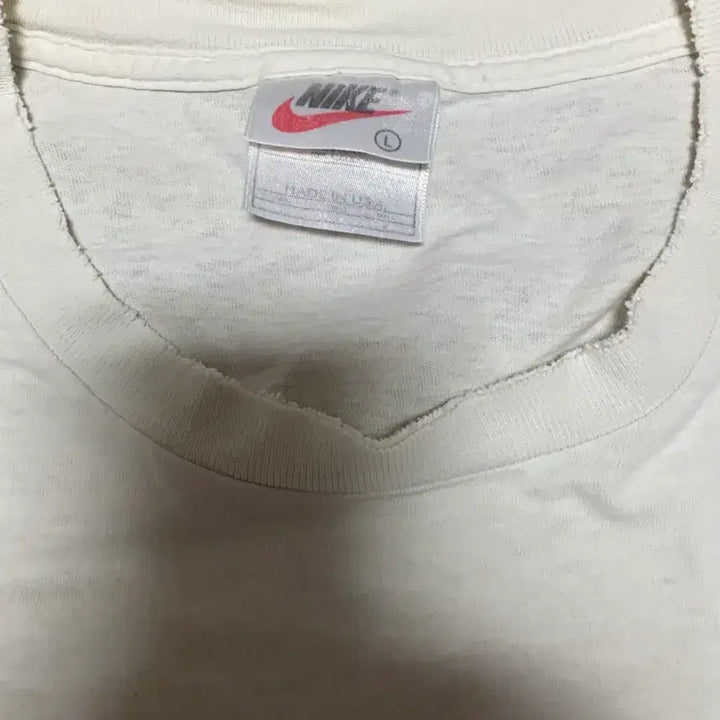 [BUNJANG] Nike Scribble Swoosh T-shirt / 90s nike scribble swoosh 티셔츠