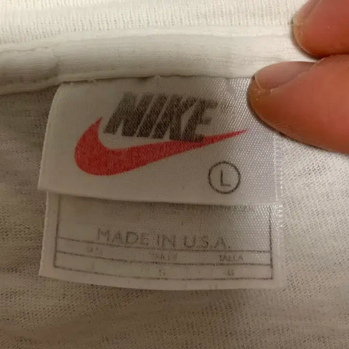 [BUNJANG] Nike Scribble Swoosh T-shirt / 90s nike scribble swoosh 티셔츠