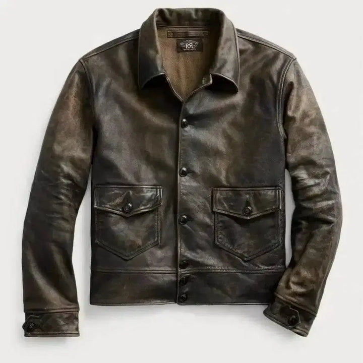 [BUNJANG] RRL Leather Jacket / 추천 레어템 더블알엘 레더자켓 S L