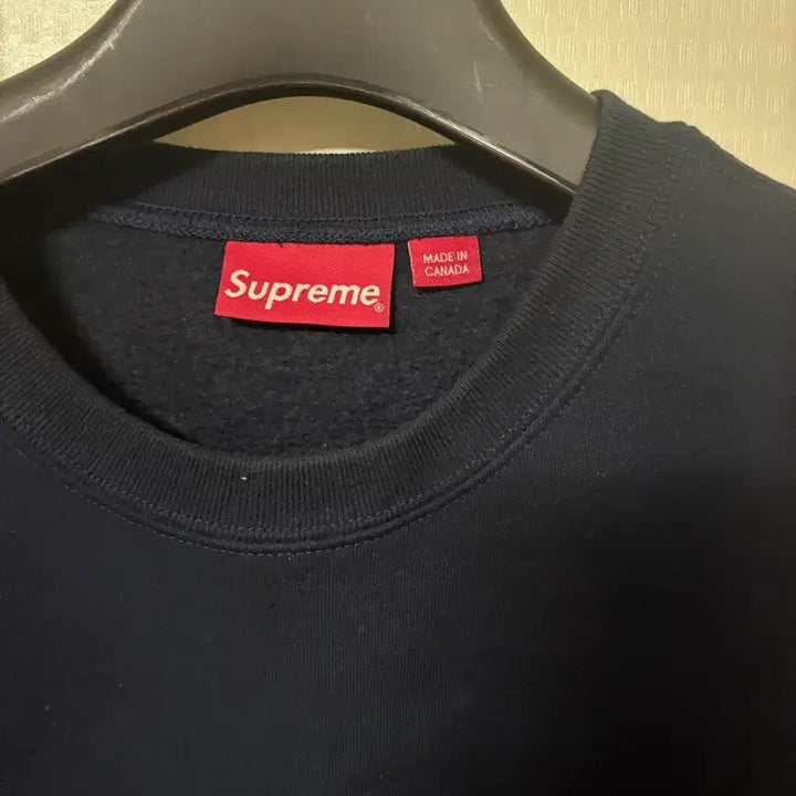 [BUNJANG] Supreme Small Box Logo Crewneck Navy / (L)슈프림 스몰 박스 크루넥 네이비