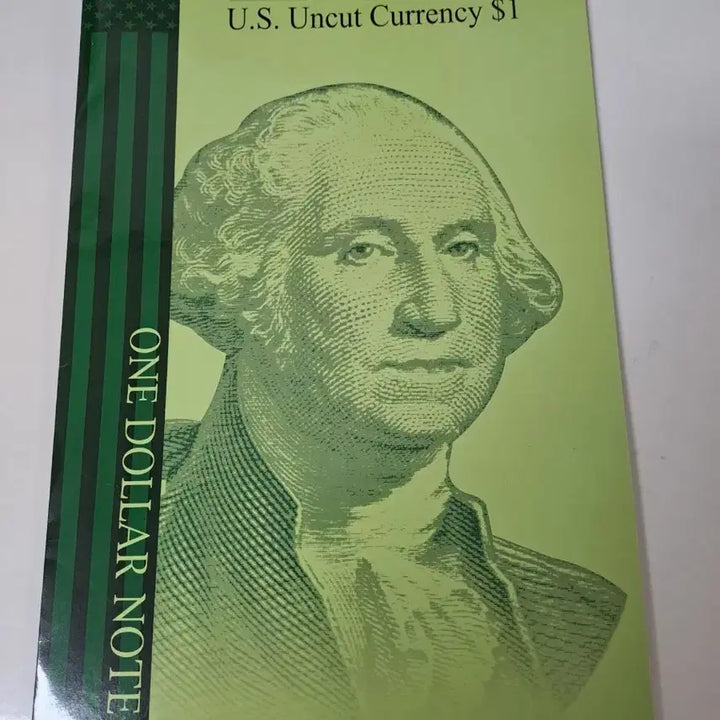 [BUNJANG] Uncut US $1 Bill Sheet 2009 / 미국 1달러 지폐4장 언컷시트 2009