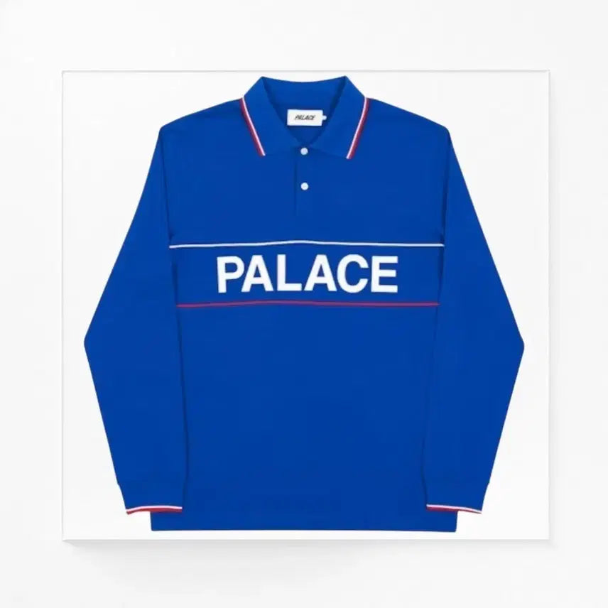 [BUNJANG] Palace Handle Long Sleeve Rugby Polo Shirt / [우주매물@] 17fw 팔라스 핸들 롱슬리브 폴로