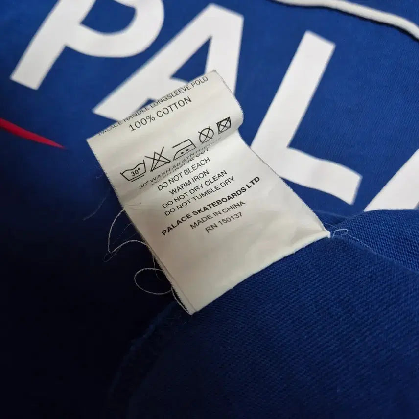 [BUNJANG] Palace Handle Long Sleeve Rugby Polo Shirt / [우주매물@] 17fw 팔라스 핸들 롱슬리브 폴로