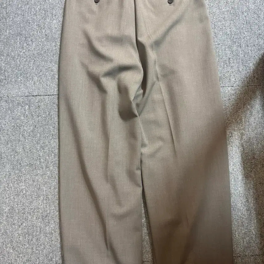 [BUNJANG] 707 Studio Symmetry Wide Slacks Grayge / 707스튜디오 시메트리 와이드 슬랙스 그레이지 새상품