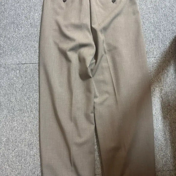 [BUNJANG] 707 Studio Symmetry Wide Slacks Grayge / 707스튜디오 시메트리 와이드 슬랙스 그레이지 새상품