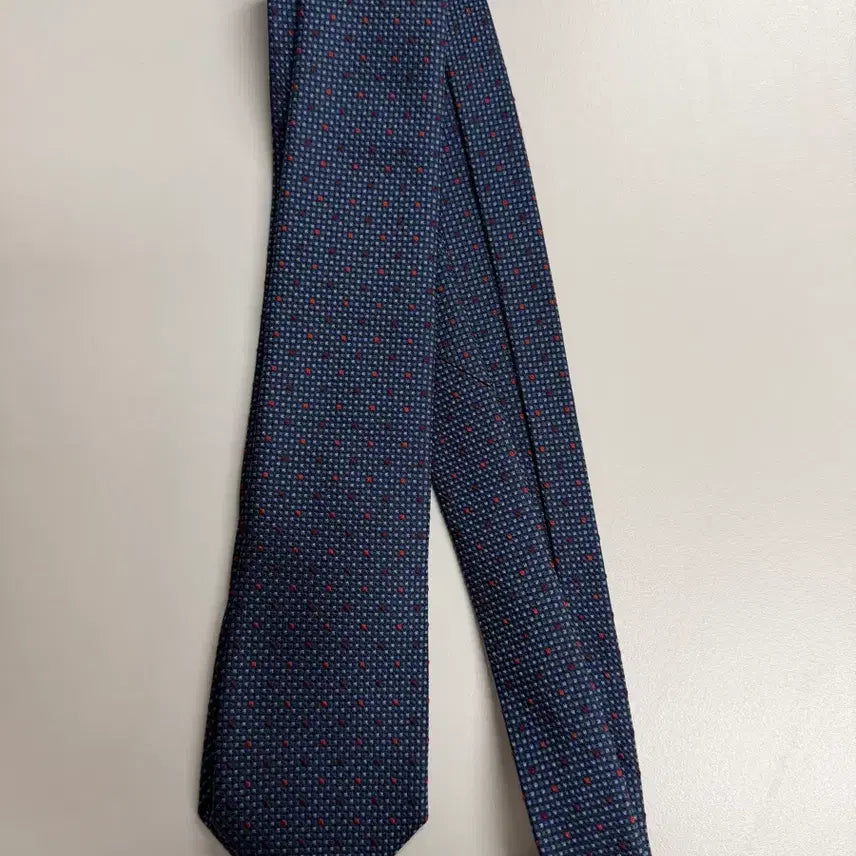 [BUNJANG] Gucci Navy Silk Tie / 구찌 넥타이 정품