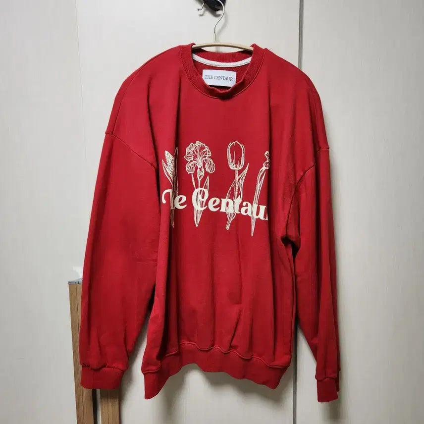 [BUNJANG] The Centaur Floral Print Sweatshirt / 더센토르 플라워맨투맨_FREE