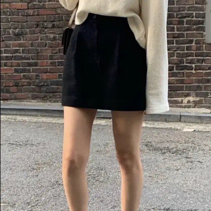 [BUNJANG] Tanat Mini Skirt (S) / 새상품 타낫 울 미니 스커트 S