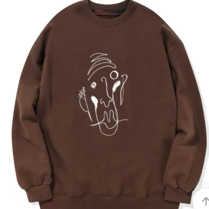 [SOLD OUT] 꼼파뇨 피에로 자수 맨투맨 브라운