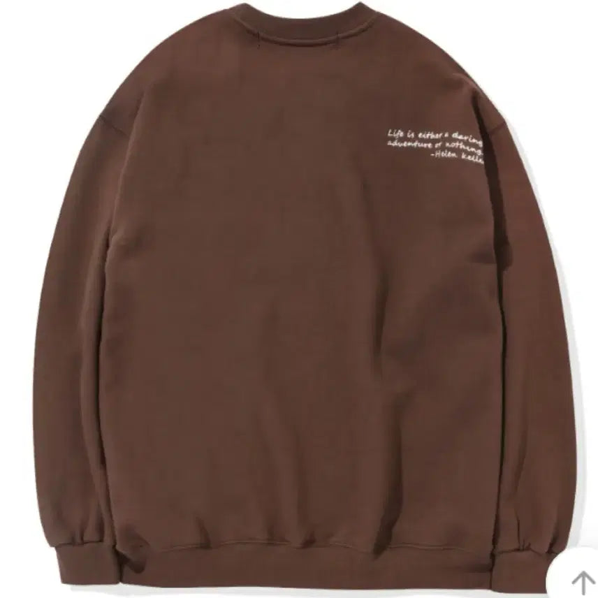 [SOLD OUT] 꼼파뇨 피에로 자수 맨투맨 브라운